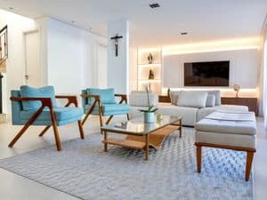 Contemporary Lounge Chair Set 3