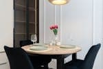 Woven Leather Dining Chair 3